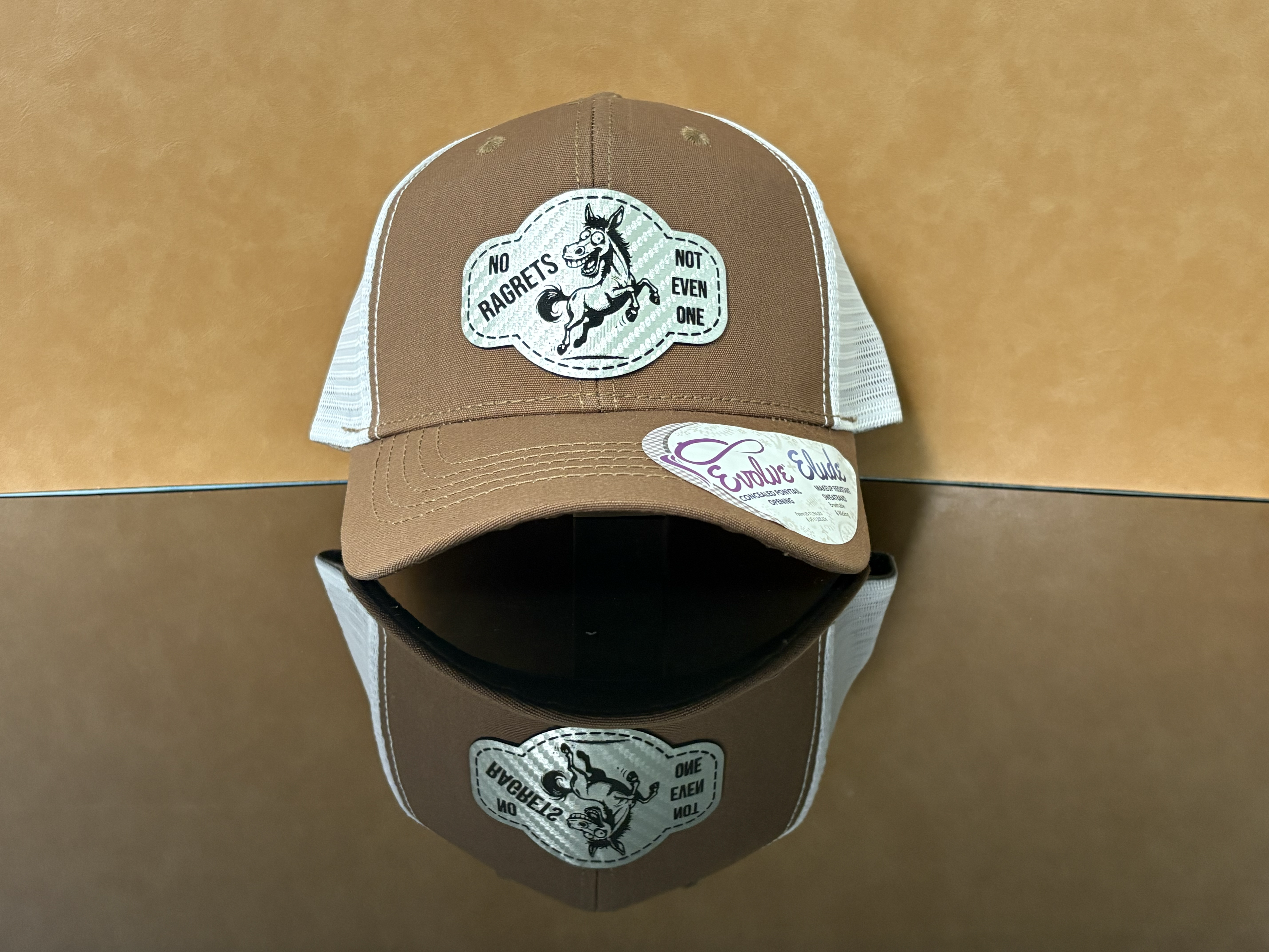 Finished custom hat example
