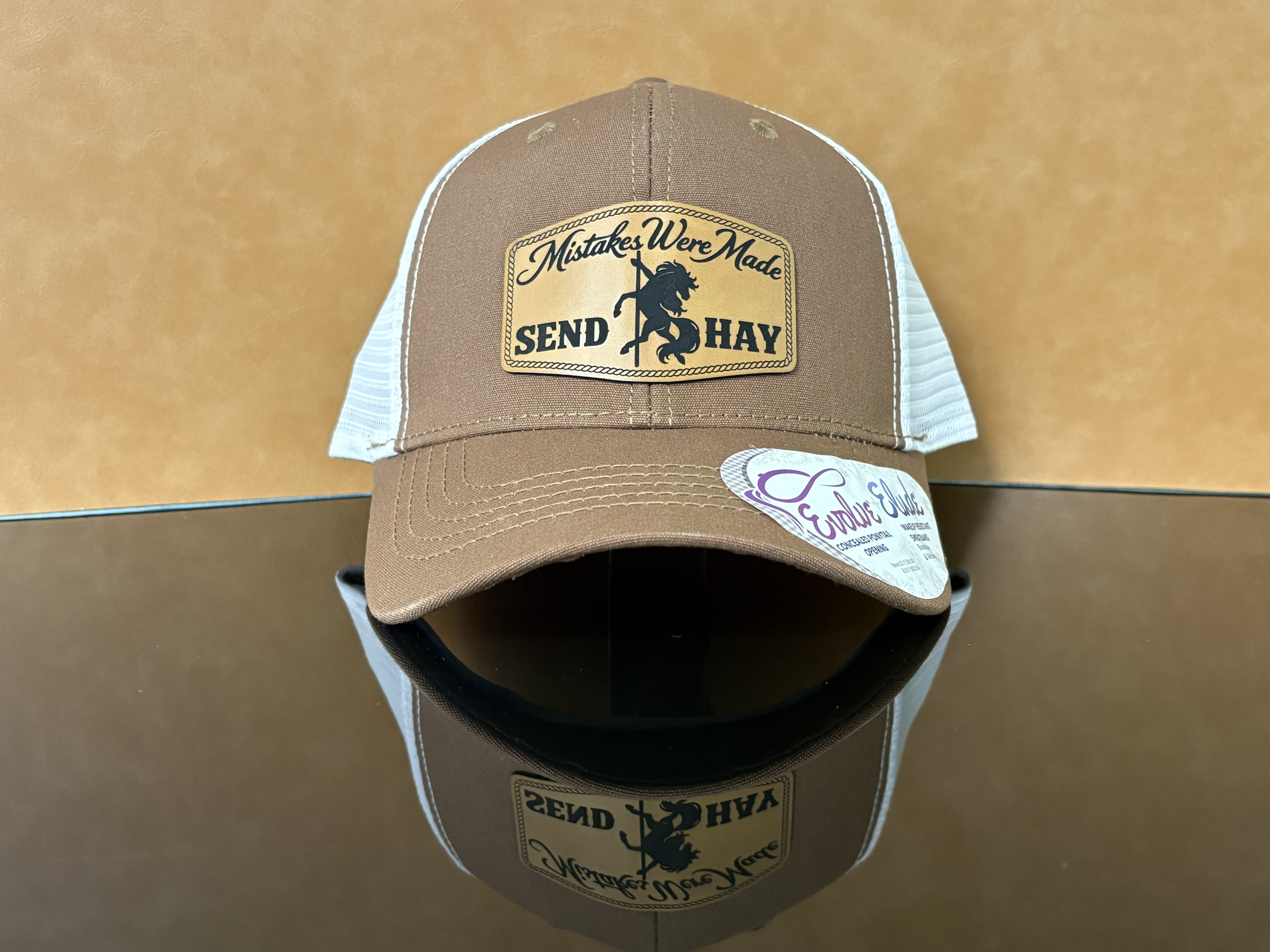 Finished custom hat example