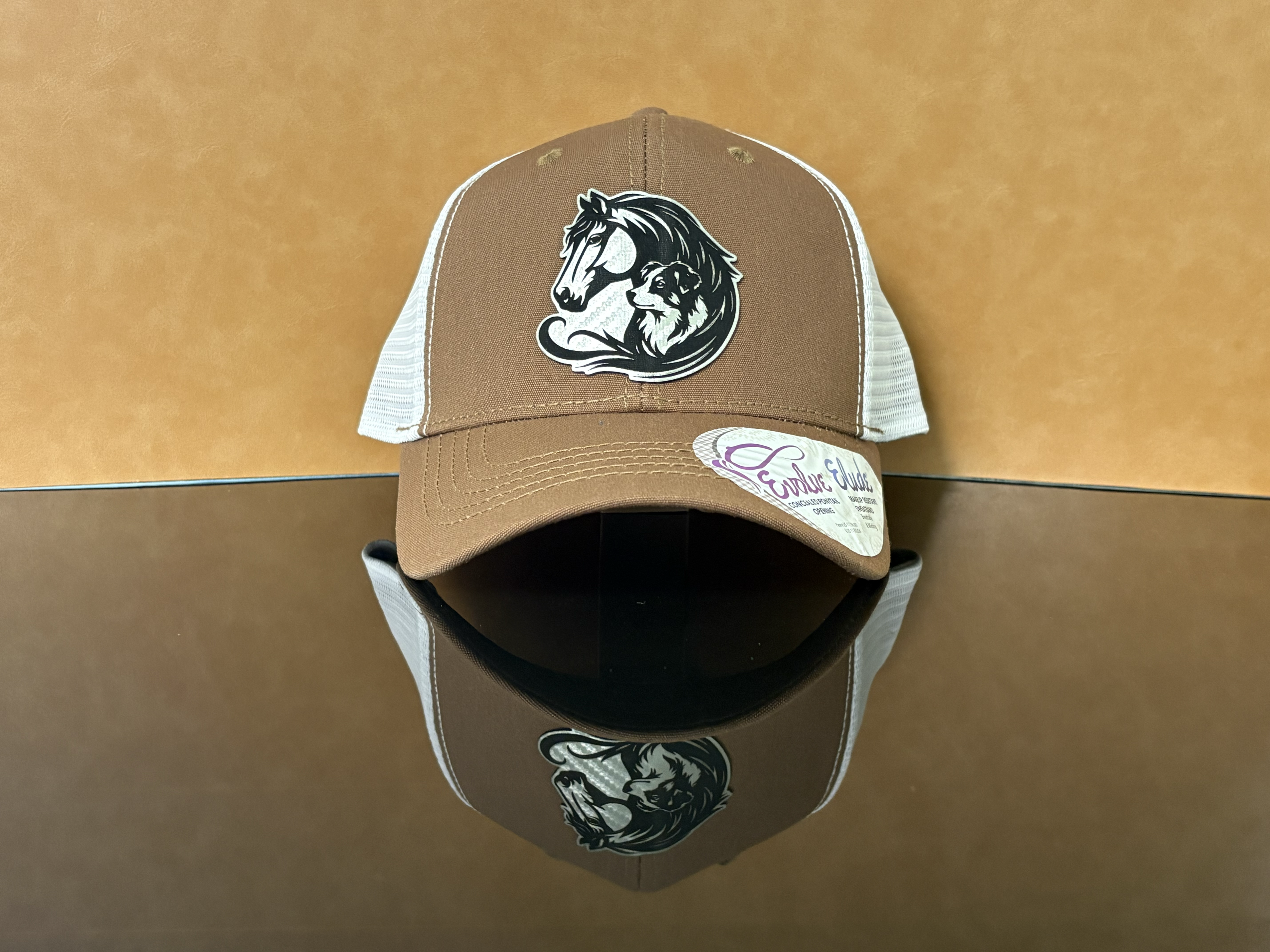 Finished custom hat example