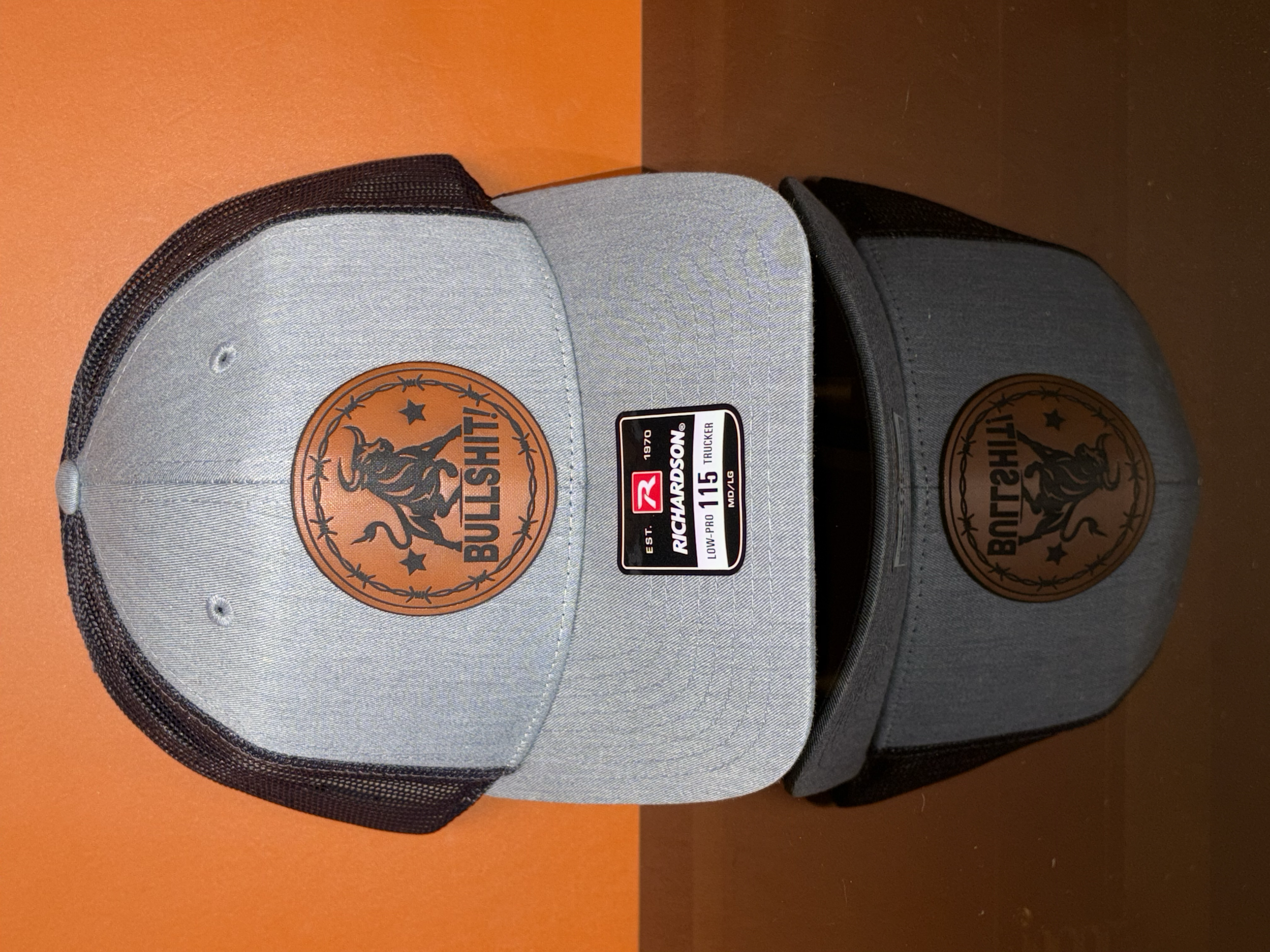 Finished custom hat example
