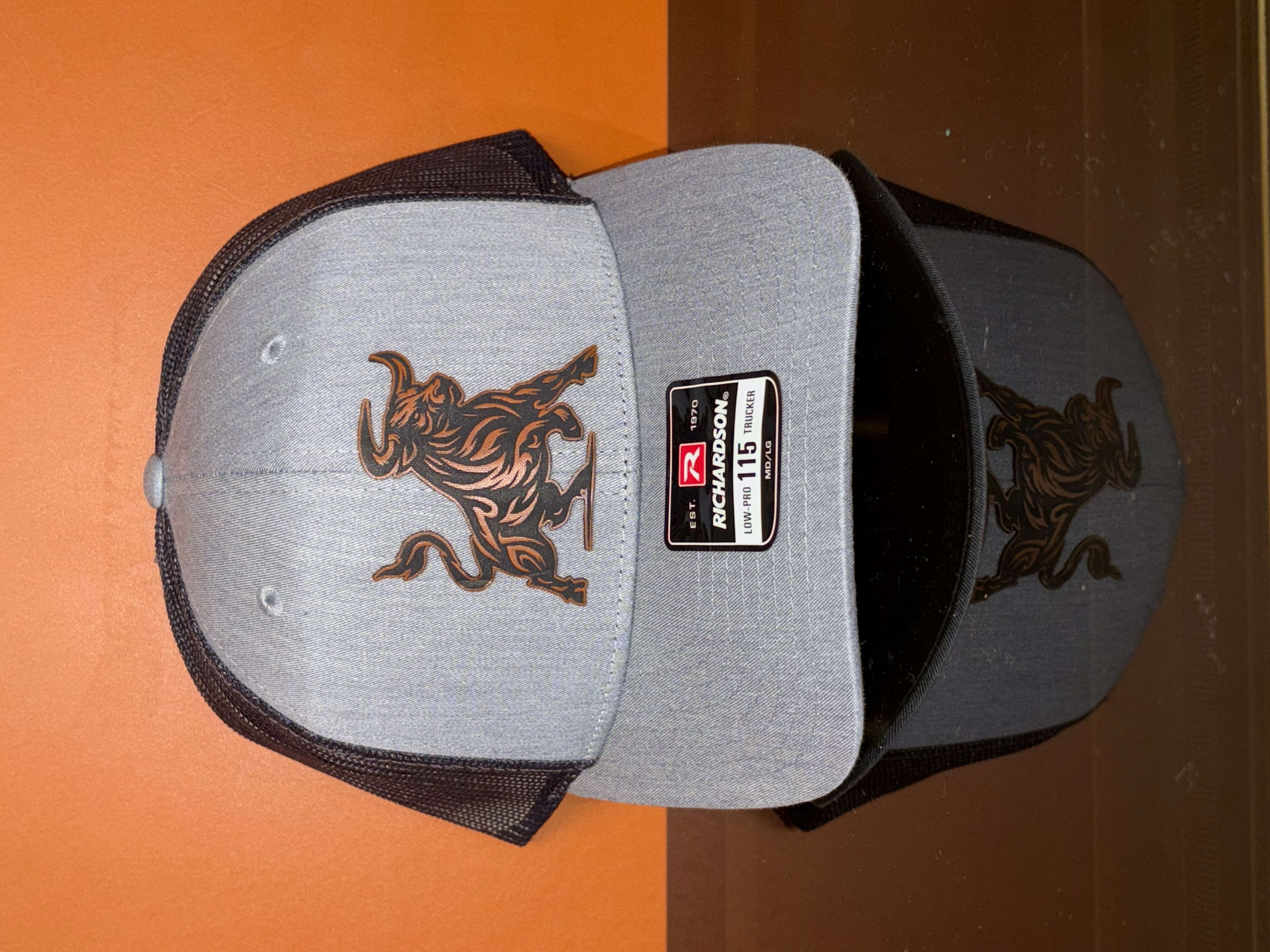 Finished custom hat example
