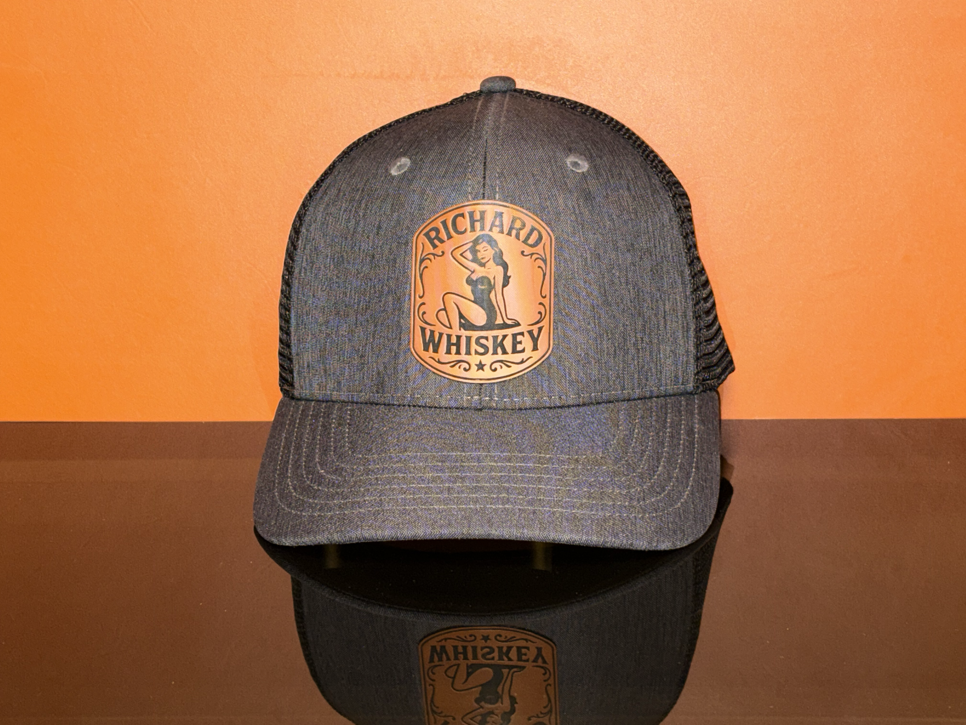 Finished custom hat example