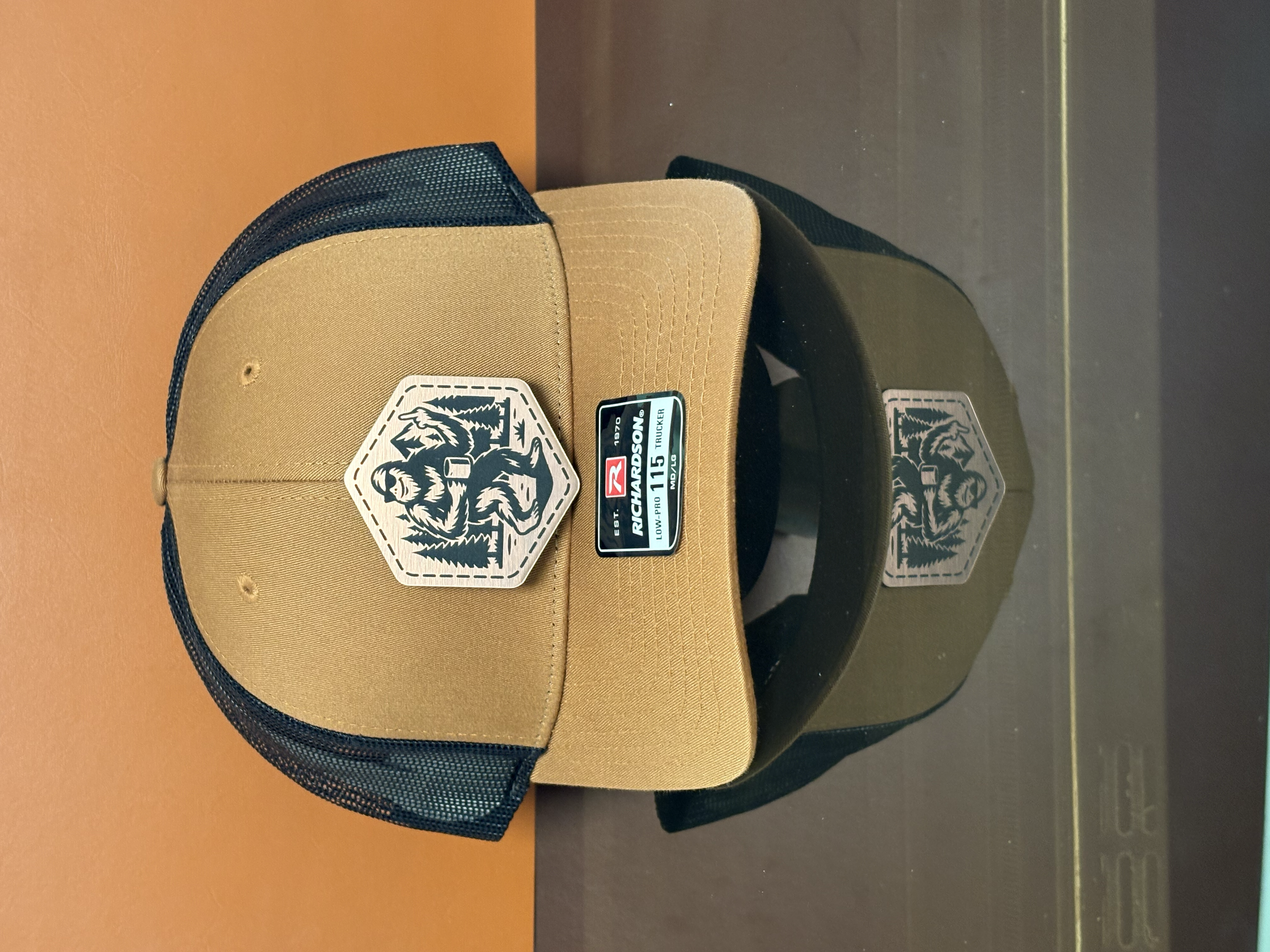 Finished custom hat example