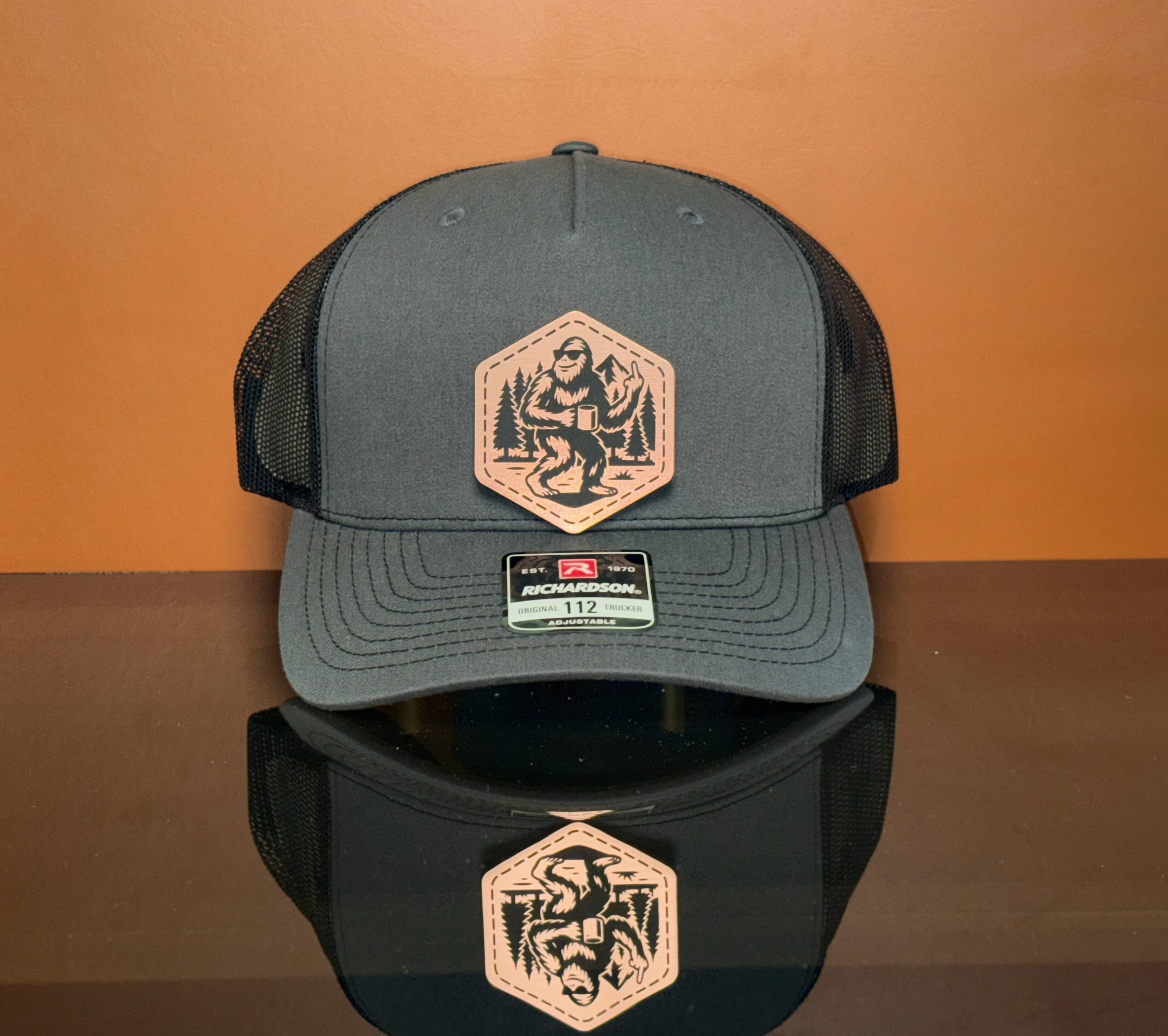 Finished custom hat example
